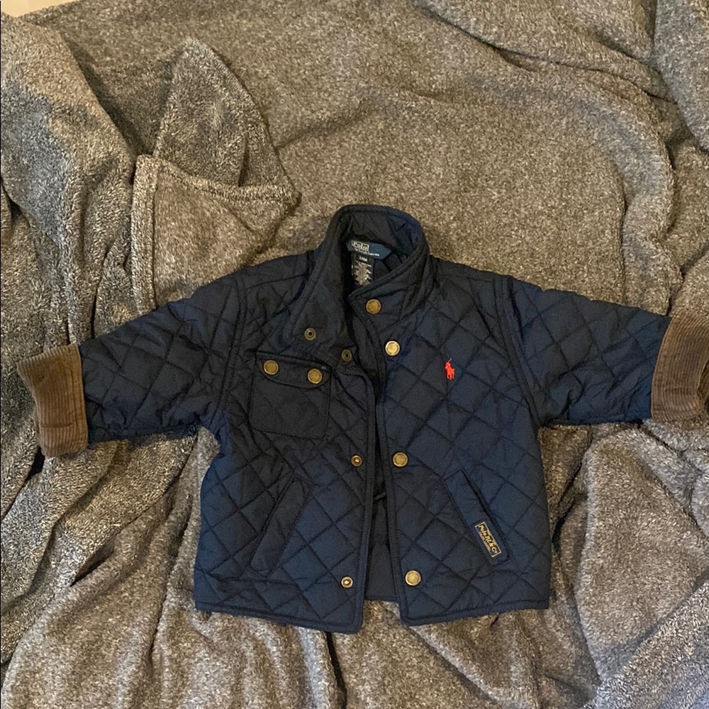Polo by Ralph Lauren Kids Navy Quilted Jacket